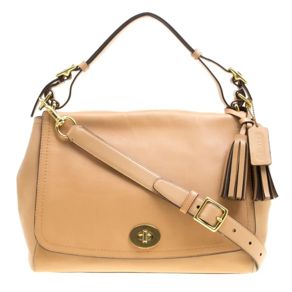 Coach SLG - Legacy Series Tassel (Bag Charm) in British Tan